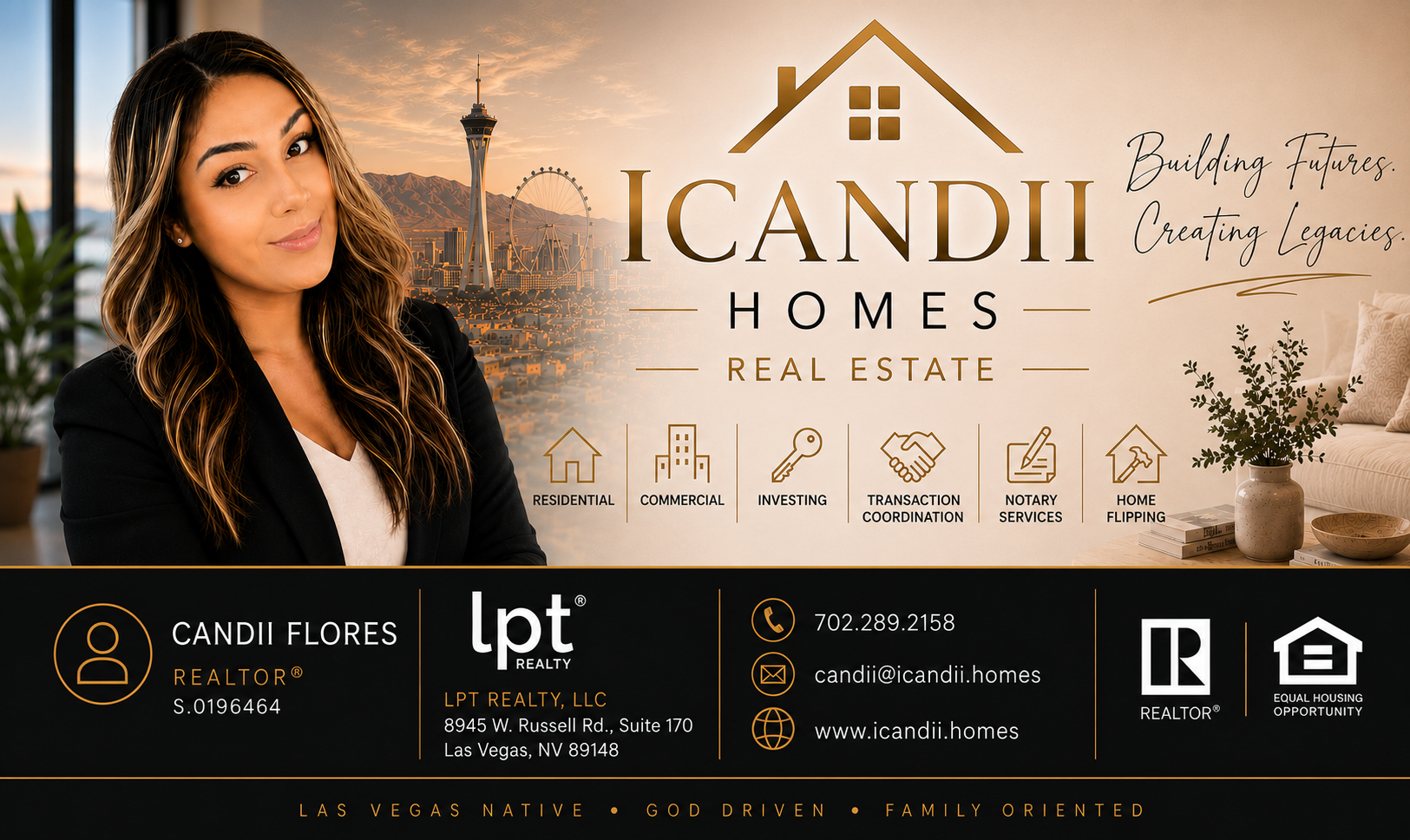 Candii Flores, ICANDIIHOMES Las Vegas real estate branding